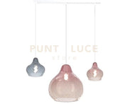 SOSPENSIONE BIANCO 3 LUCI RETTANGOLARE VETRI (1 X PICCOLO RU + 1 X PICCOLO ZA + 1 X GRANDE RU) 1191BI-S3 RMIX-ZR