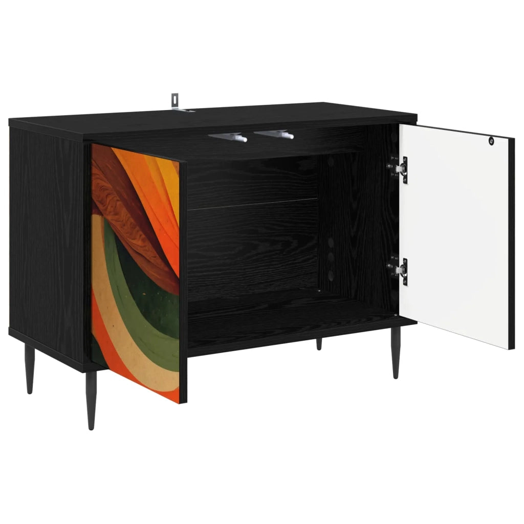 Mobile TV BONN 69 x 33 x 50,5 cm Rovere Nero 8007021
