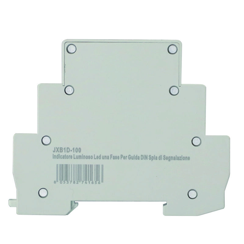 Indicatore Luminoso Modulare Mono Fase, Occupa Mezzo Modulo DIN, Lampada Spia Led Segnalazione