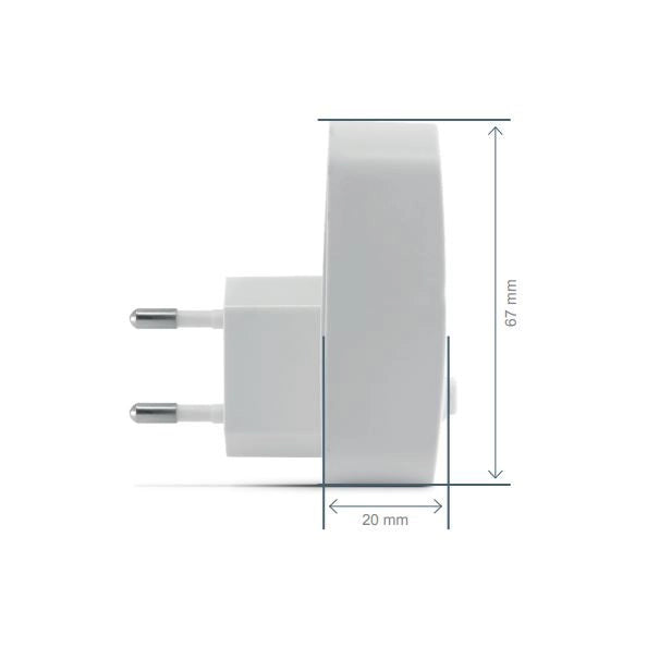 NIGHT LIGHT CON RILEVATORE CREPUSCOLARE E DIMMER