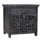 Tavolino da ingresso in legno artigianale 90x40x90h cm