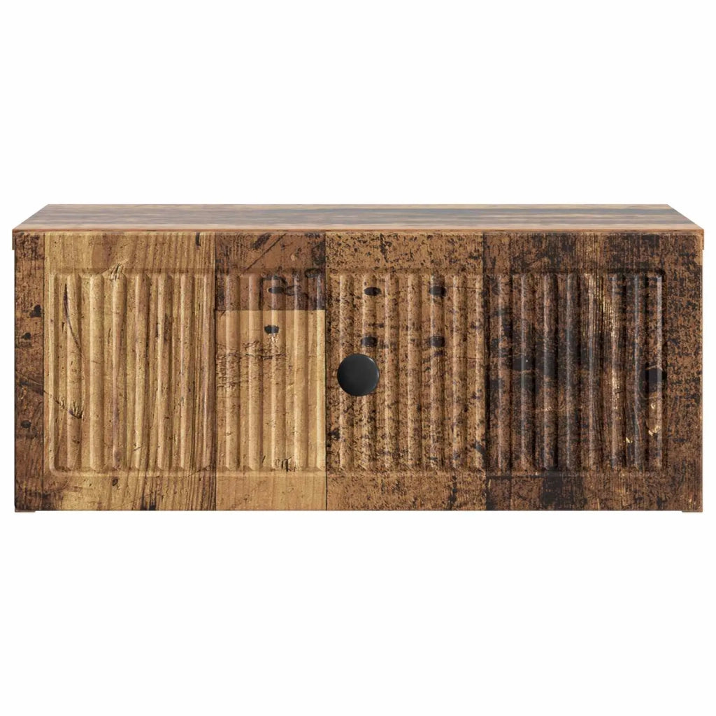Armadio da Notte con cassetto Legno antico 49 x 34,5 x 20 cm 897951