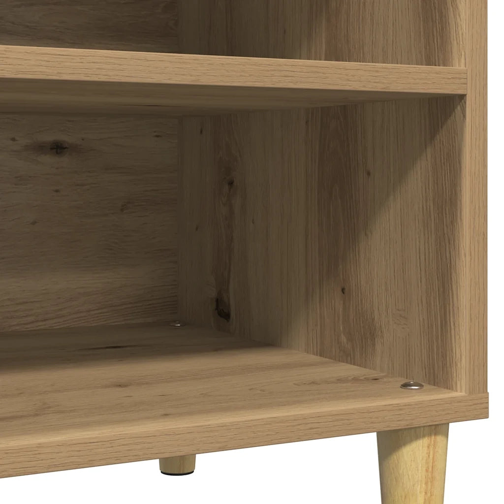 Mobile Porta Dischi Rovere Artigianale 84,5x38x48cm Multistrato CFW6855714