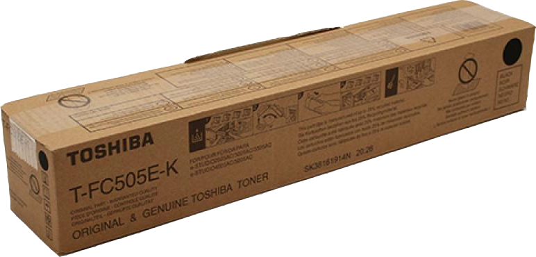 ORIGINAL Toshiba toner nero T-FC505EK 6AJ00000139 ~38400 Seiten