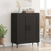 Credenza-Buffet-Armadio da cucina Rovere Nero 69,5 x 34 x 90 cm 493626