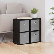 Credenza con cassetto Rovere Nero 49,5 x 22 x 47 cm