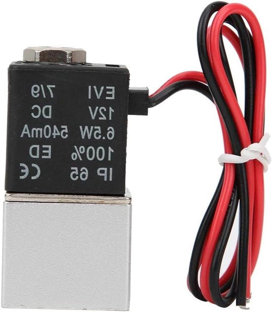 Ventilatore elettrico magnetico bidirezionale 12V 1/4" 1/8" per oli al 50/50 acqua aria su lega di alluminio (1/8") - Ventilatore di aria