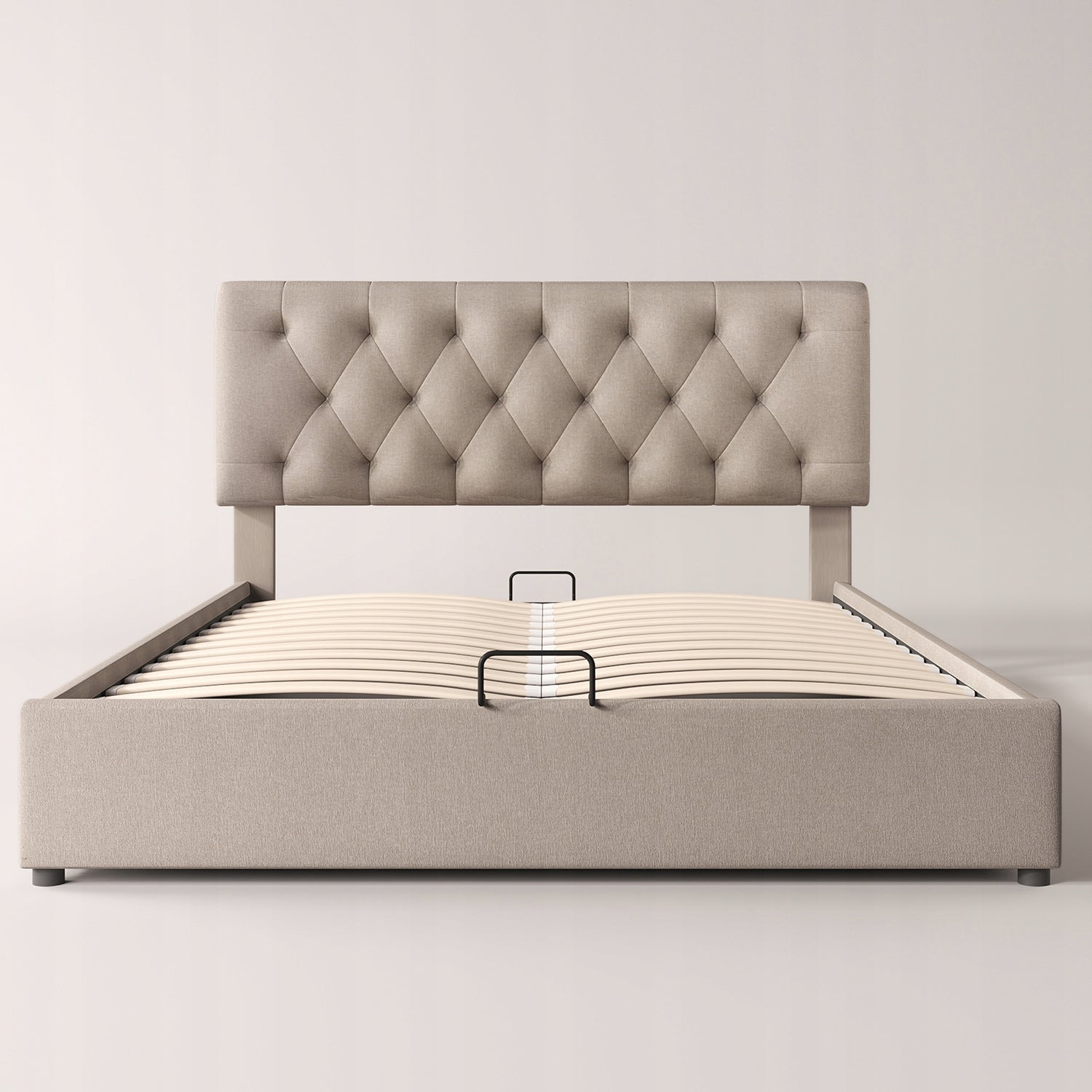 Letto matrimoniale con contenitore - Xylo - 160x200 - Bianco - Idraulico