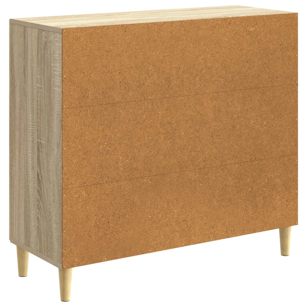 Credenza Rovere Sonoma 89 x 34,5 x 80 cm Legno ingegnerizzato