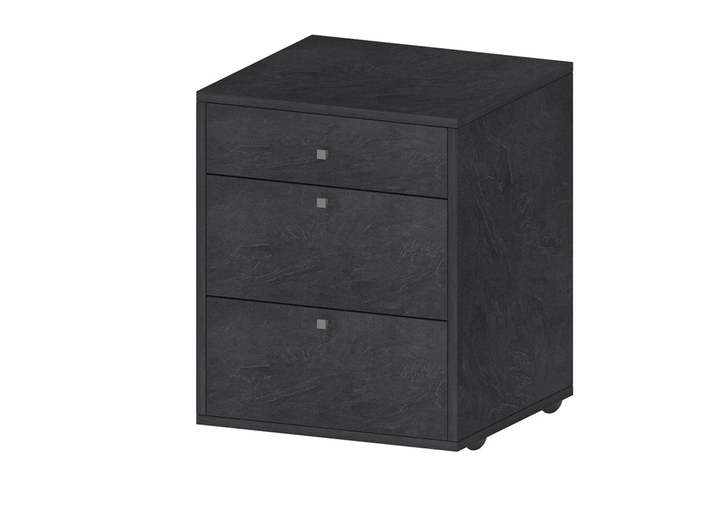 Cassettiera 3 Cassetti 47x45x61,2 cm Selina Report Grigio
