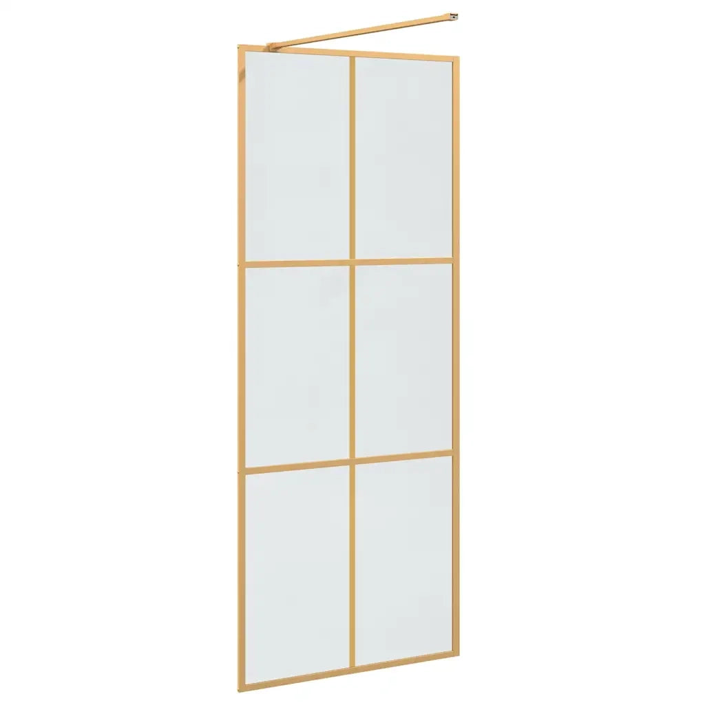 Parete Doccia Walk-in Oro 80 x 195 cm vetro temperato 42022052