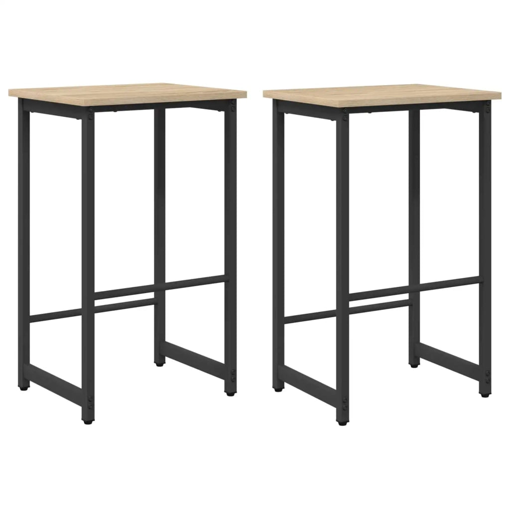 Sgabello da bar 2 pcs Rovere Sonoma 40 x 32 x 74 cm 8006196