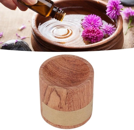 Diffusore per aromaterapia in legno - Diffusore per oli essenziali - Diffusore per meditazione e allenamento - 1,6 pollici - Riduzione dello stress