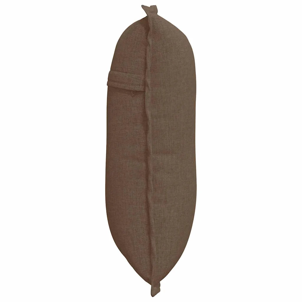 Cuscino per Schiena Marrone 50 x 19 x 45 cm Tessuto