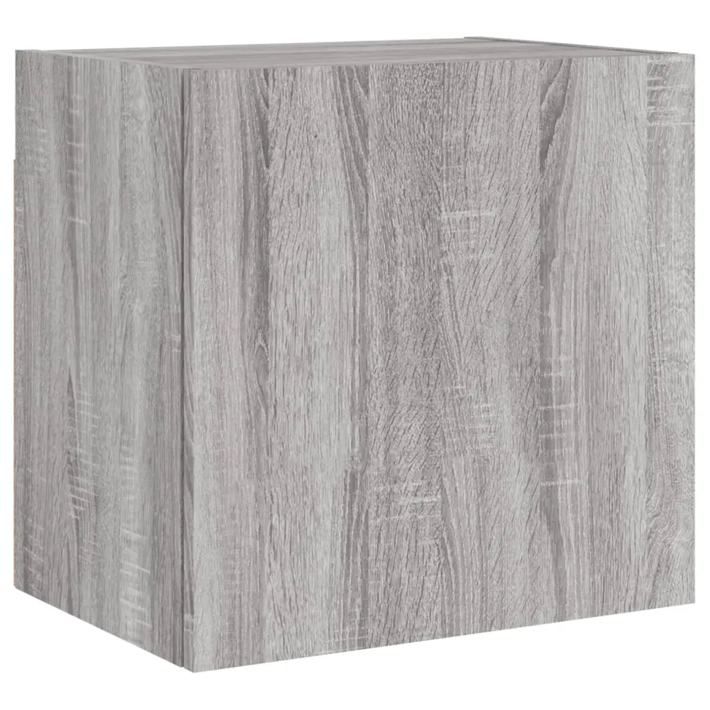 Mobili TV a Muro 5pz-Set di 5 Credenza per TV sospesa Grigio Sonoma in Legno Multistrato 425039