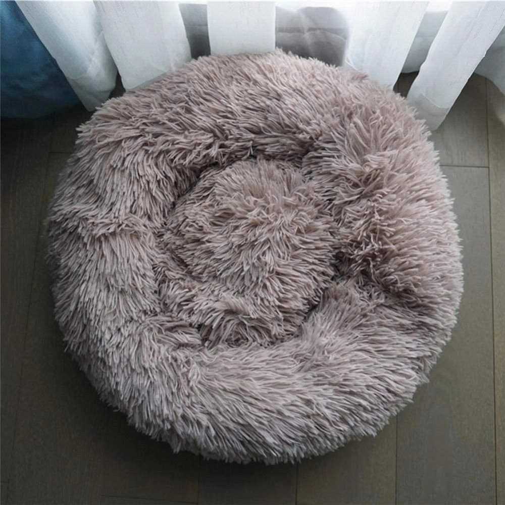 Trade Shop - Cuccia In Velluto Peluche Lavabile Super Morbida Per Cani Gatti Animali Da 80 Cm -