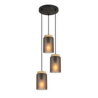 Lampada APP1811-3CPR Frosted Grey