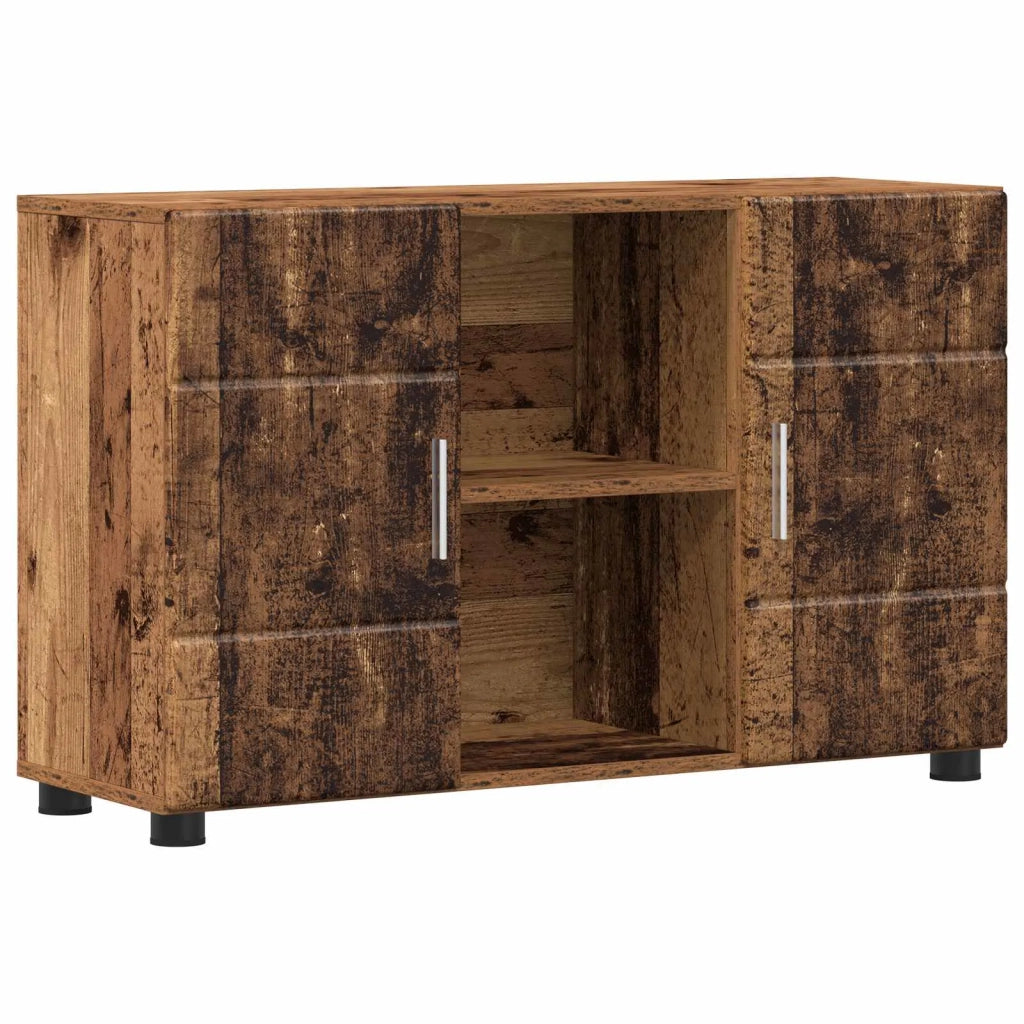 Credenza con porta FLORIN Legno vecchio 88,5 x 30,5 x 55,5 cm 880299