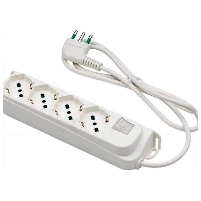 Presa Multipla 4P Bip Schuko + Interruttore