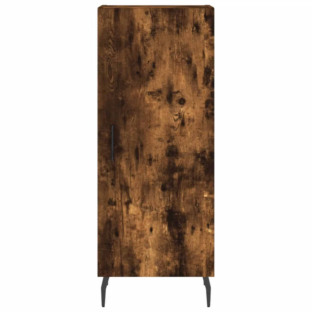 Credenza-Buffet-Armadio da cucina Rovere Fumo 34,5x34x90 cm in Legno Multistrato 463324