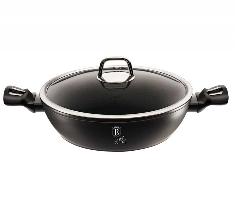 Berlinger haus BH-1850 Pentola piatta in granito da 28 cm con coperchio