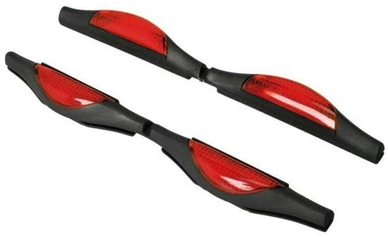 Strisce di protezione per portiere - PVC - 4 pezzi - Rosso - Protezione efficace contro le abrasioni - Protezione per portiere