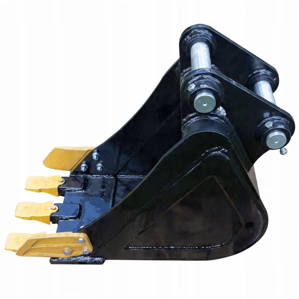 Benna Escavatrice 35 cm – Acciaio Resistente, 3 Denti | Larghezza 35 cm, Profondità 70 cm | Per Escavatori Fino a 4T
