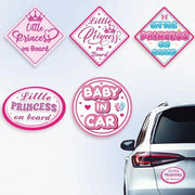 Decorazioni per Auto - Sticker per Vetro - 5 Stuks - Decorazione per Finestra - Plastica - 15,5 cm x 14,8 cm - Decorazione per Autovetture