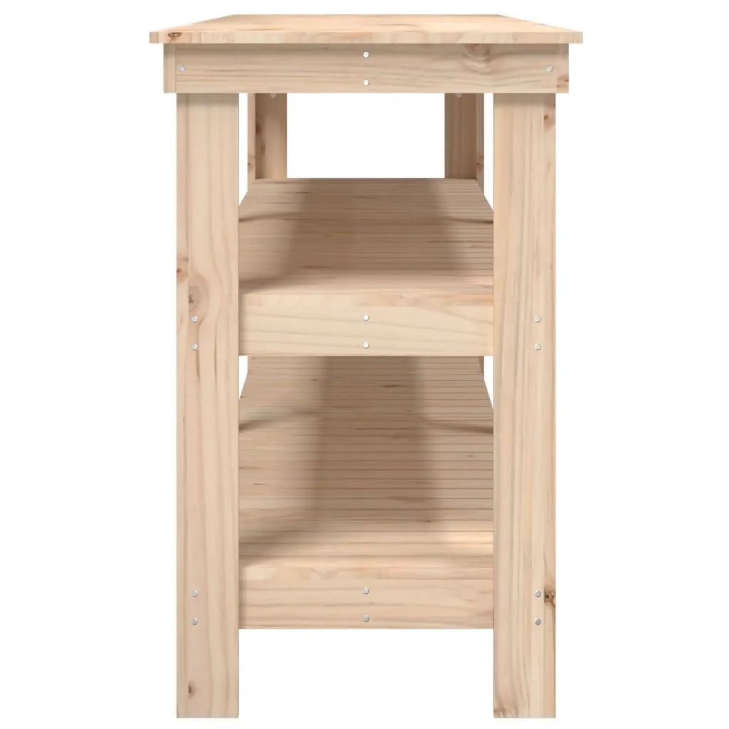 Banco da Lavoro 181x50x80 cm in Legno Massello di Pino 823654