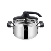 Lagostina 012018010505 Preziosa Pentola a Pressione 5 L Acciaio 18-10 con Sistema Lagoeasy'up e 6 Sistemi di Sicurezza colore Acciaio