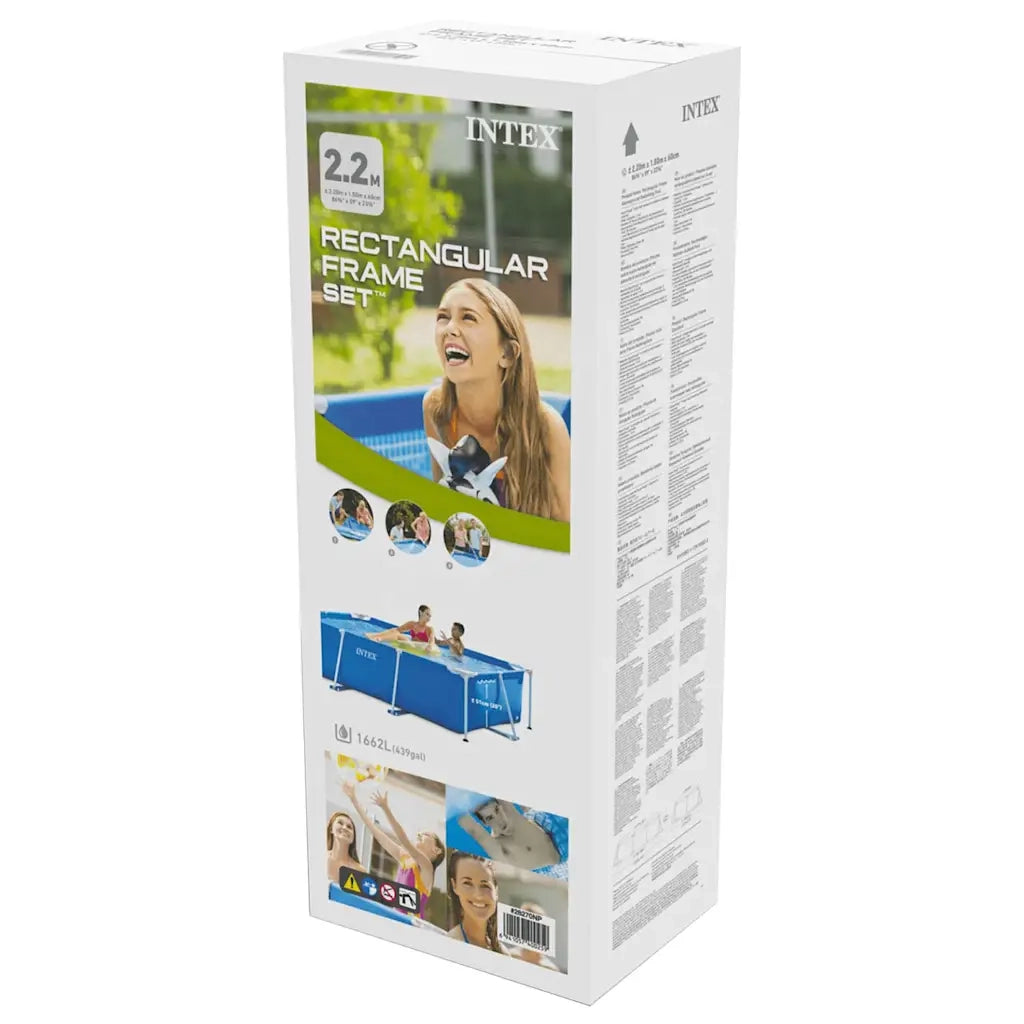 INTEX Piscina Rectangular Frame 220x150x60 cm 28270NP 91481