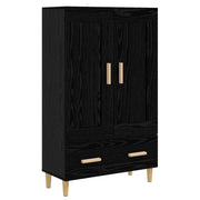 Credenza Rovere Nero 70 x 31 x 115 cm Legno ingegnerizzato 8009851