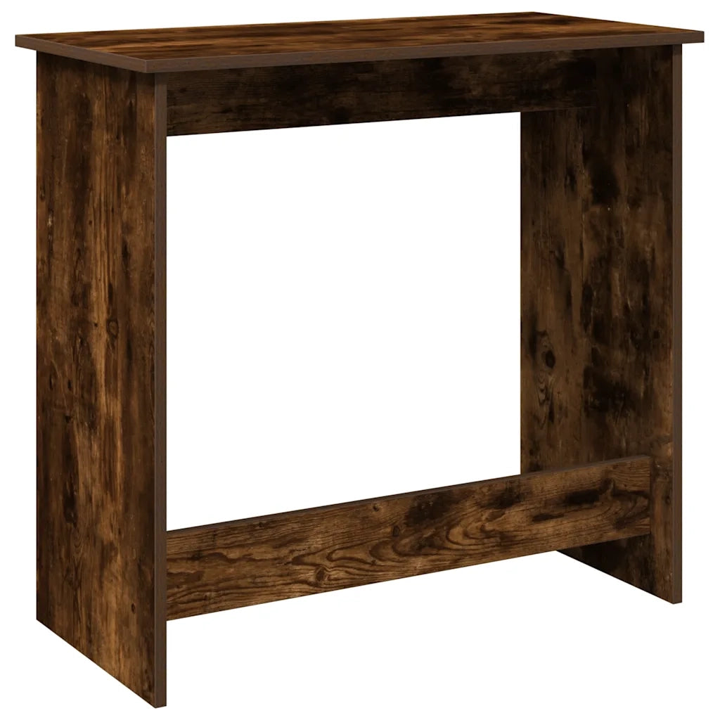 Scrivania Rovere Fumo 80x40x75 cm in Legno Multistrato 860458