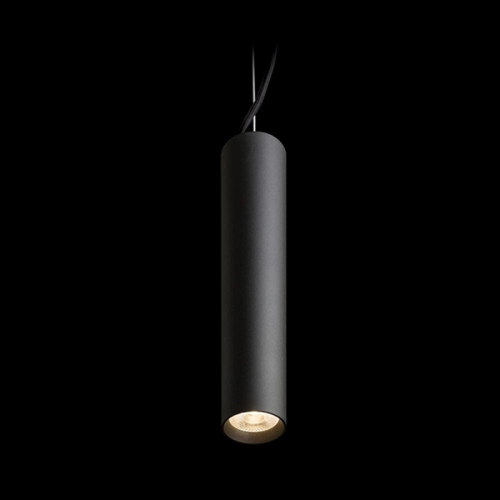 Faretto RIGA 28 a sospensione nero 230V LED 6W 38° 3000K