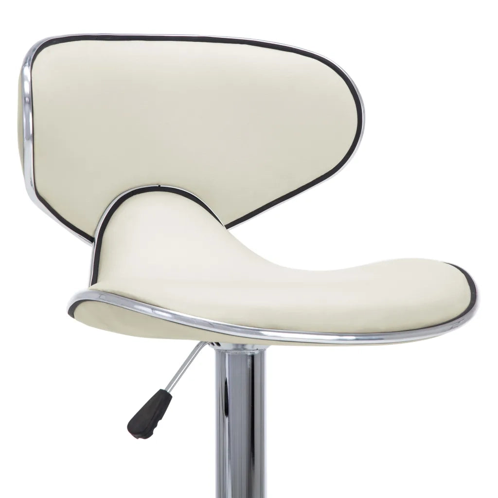 323647 Bar Stools 2 pcs Cream Faux Leather cod mxl 55645