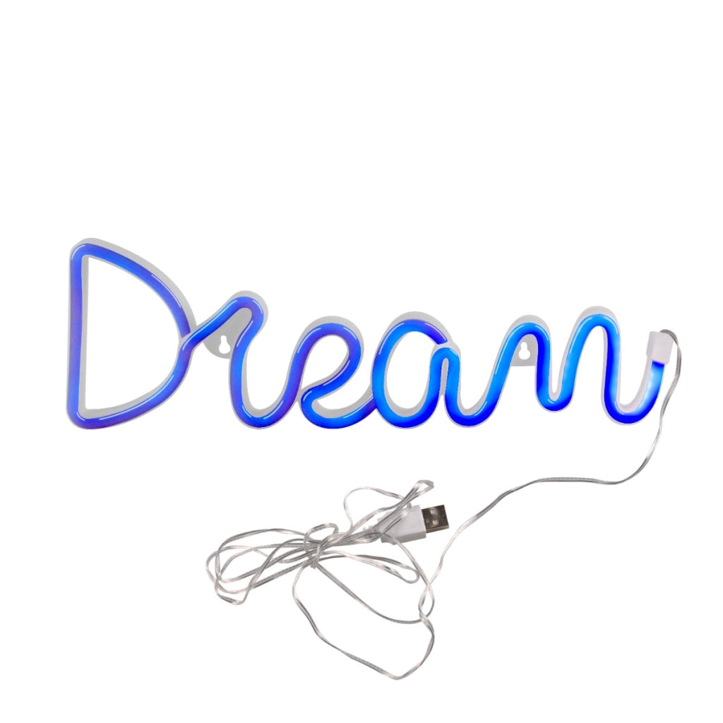 Applique neon LED Dream blu 3W USB/batterie Polux bimbi