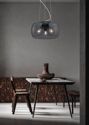 Lampada a Sospensione da Interno a LED in Metallo Antracite