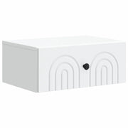 Mobiletto da notte a muro con cassetto Bianco 49 x 34,5 x 20 cm 898105