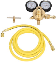 Regolatore di gas di azoto - Regolatore di gas per bottiglie con connettore CGA580 - Contatori di pressione integrati - Regolazione di pressione stabile - Regolatore di pressione premium in rame - Utilizzo multifunzionale - Regolatore di gas