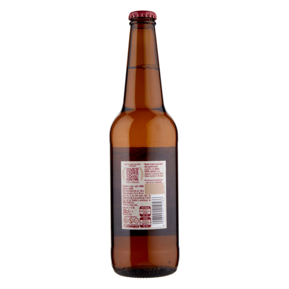 Peroni birra cruda non pastorizzata 12 bottiglie da 50 cl