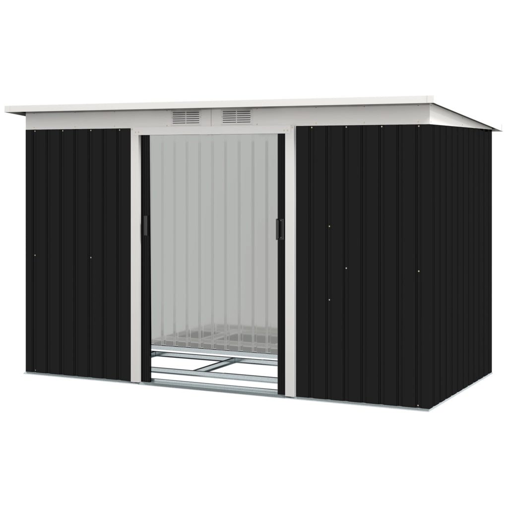 Capanno attrezzi in metallo ¨C zephmum ¨C anthrazit 280x130x172cm