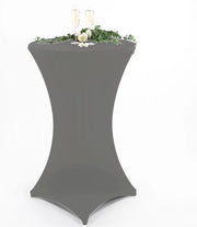 Set di 2 Coperture per Tavolo Estensibili con Marchio Oeko-Tex, Area di Piede Rinforzata, Disponibili in Molti Colori e Dimensioni, Diametro 60-65 cm / Diametro 70-75 cm / Diametro 80-85 cm