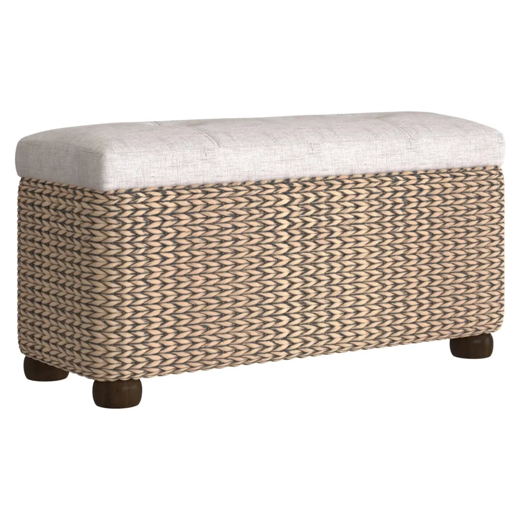 Panche Portaoggetti 2 pz con Cuscino Grigio 69 cm Tifacod mxl 70628