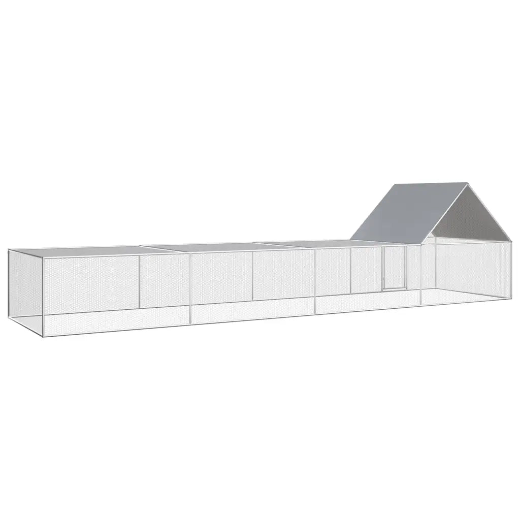 Pollaio 8x2x2 m in Acciaio Zincato CFW7111914