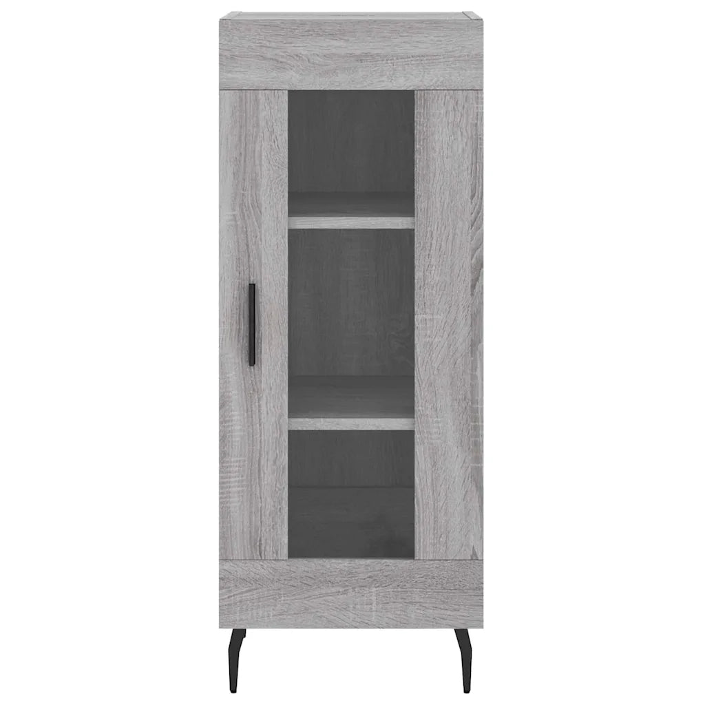 Credenza Grigio Sonoma 34,5x34x180 cm in Legno Multistrato 3199063