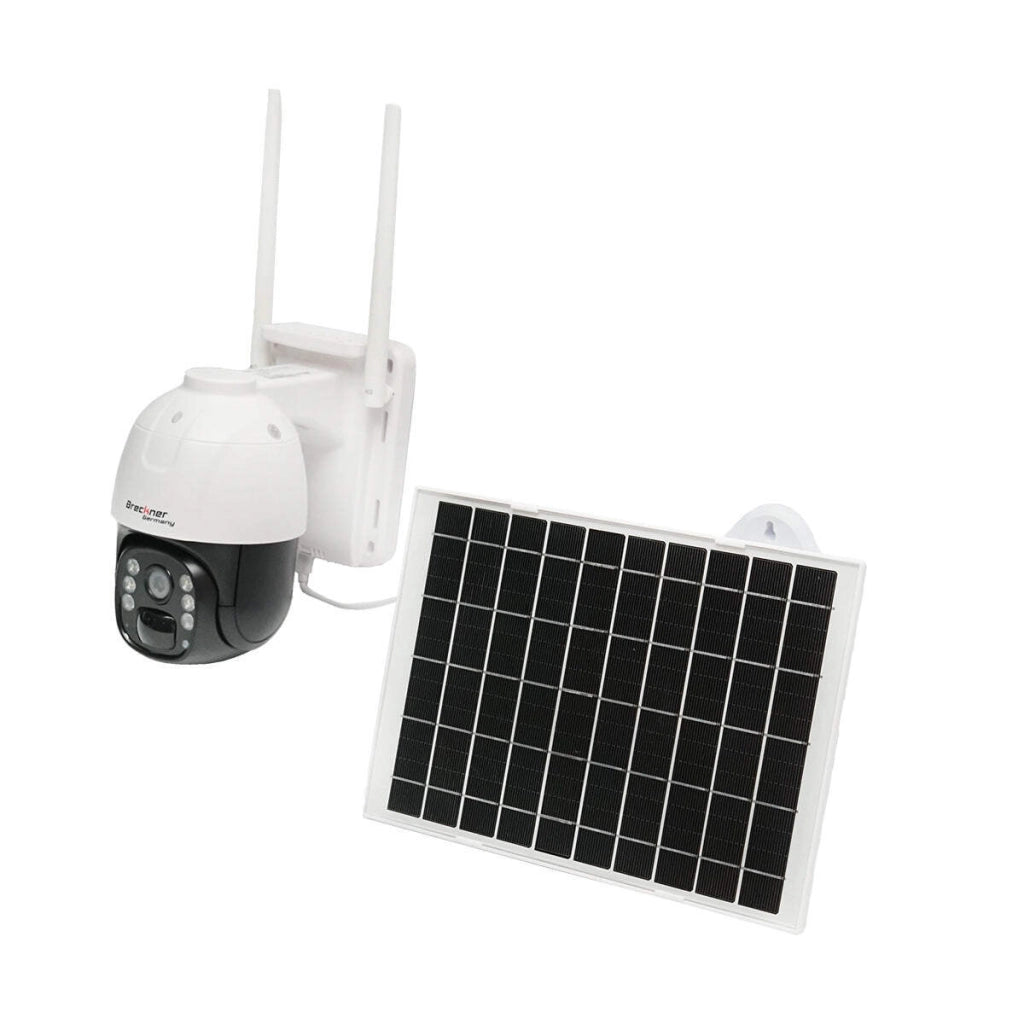 Telecamera di videosorveglianza 4G, rotante 24 ore su 24, 7 giorni su 7, completamente autonoma, ricarica con pannello solare, PTZ, 1080P, PIR, IP66