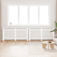 Coperture per Radiatori 2 pz Bianche 172x19x81,5 cm in MDF 3051376
