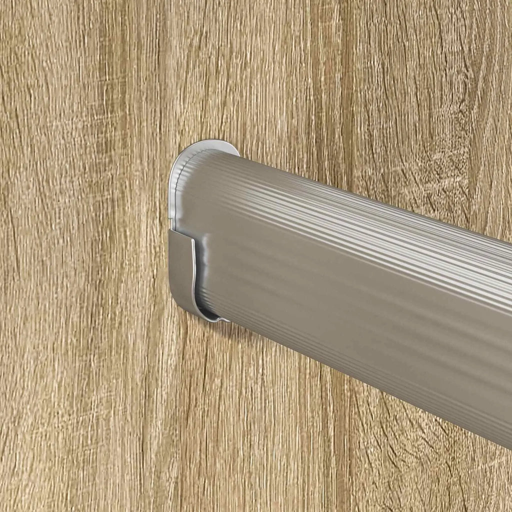 Asta per armadio 2 pz Argento 264 x 15 x 29 mm CFW4930948