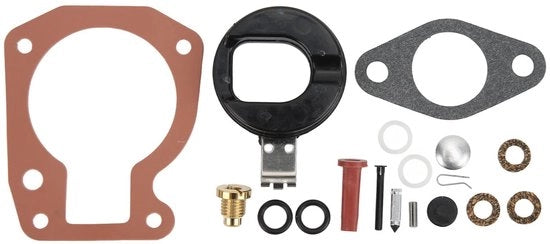 Set di riparazione carburatore 18 componenti - Vervanging 439070 - Facile da installare - Materiale di alta qualità - Duraturo - Per motori fuoribordo Evinrude