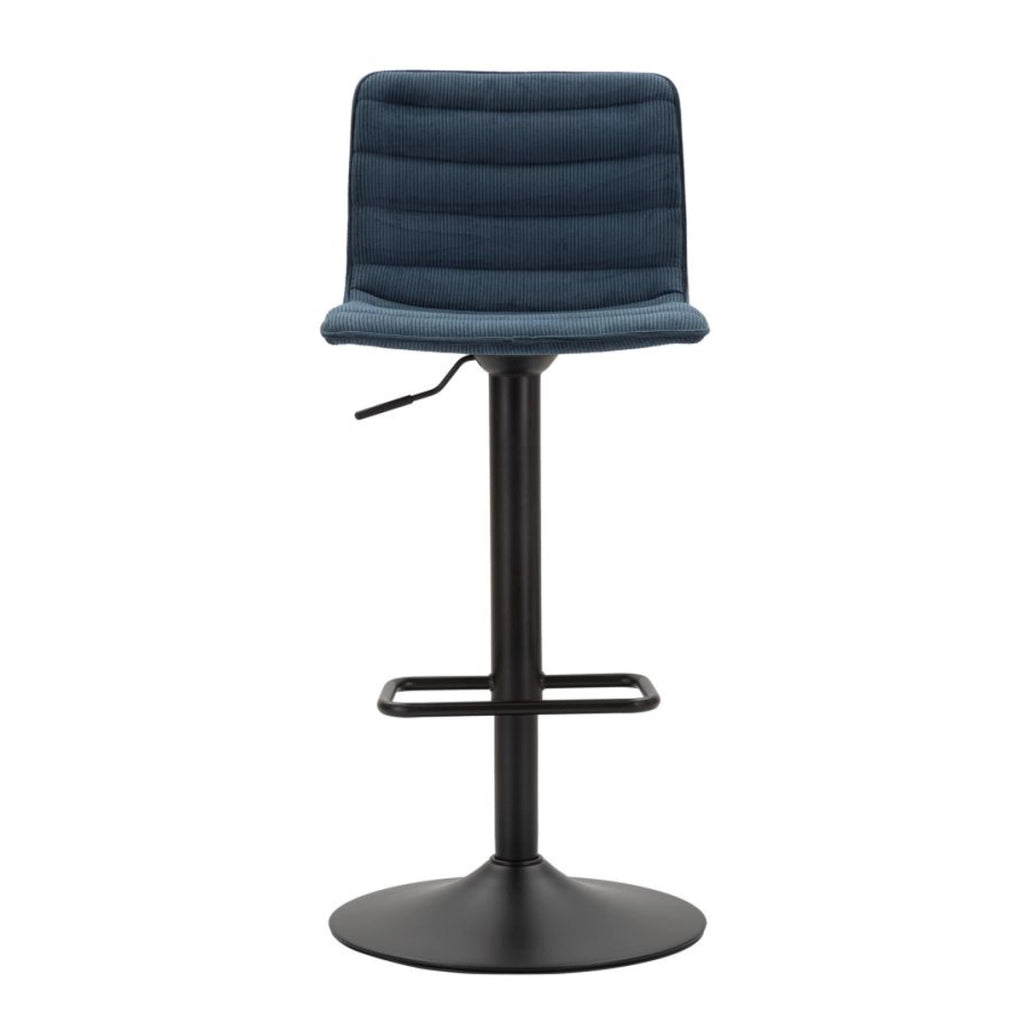 Set di 2 Sgabelli Alti VKH445, Nero, Metallo, 43x49,5x85,5 cm